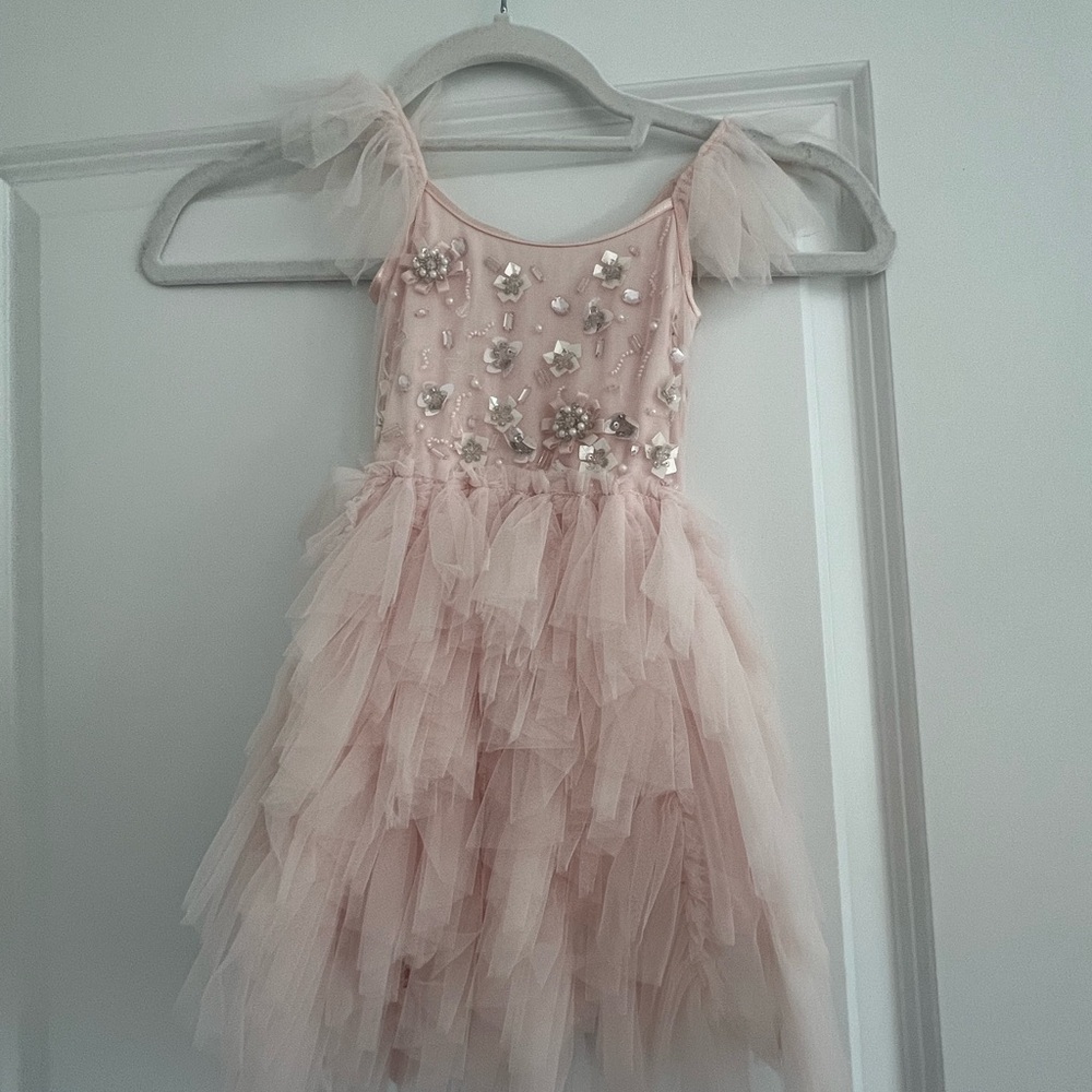 Tutu du Monde porcelain pink Bebe stardust tutu dress